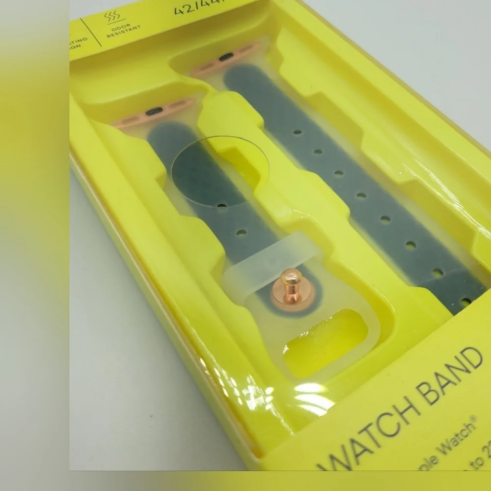 Apple Watch Band 42mm/44mm/45mm, Starless Night Blue Silicone Strap, All in Moti